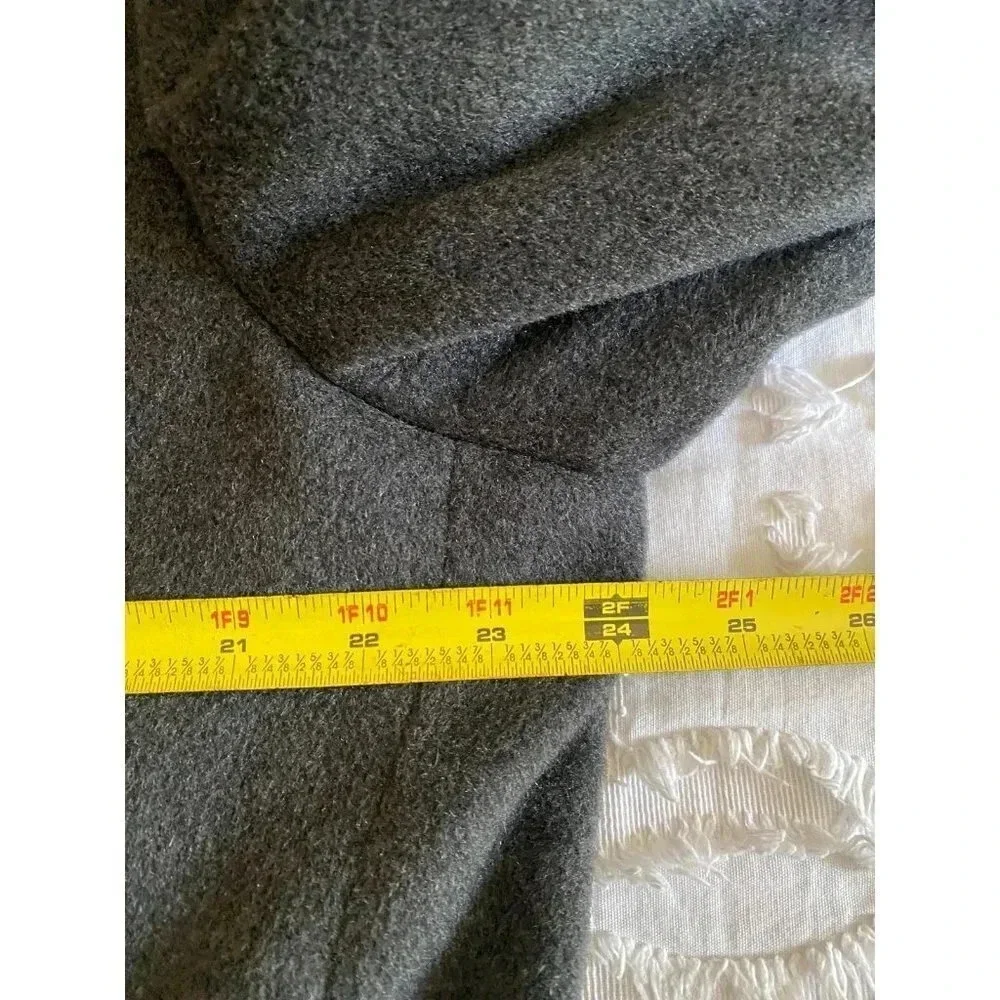 Mario Valente Cashmere Coat Men’s 42 Charcoal